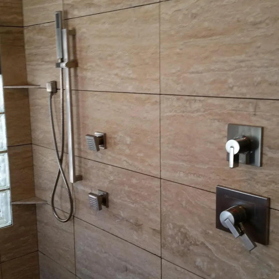 Shower fixture installation for Water Heater Replacement in Hyrum